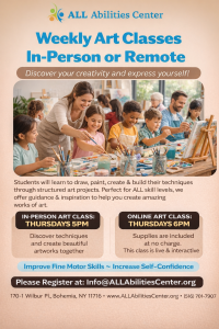 Thursday In Person Weekly Art Class @ ALL Abilities Center