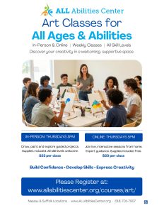 Thursday In Person Weekly Art Class @ ALL Abilities Center